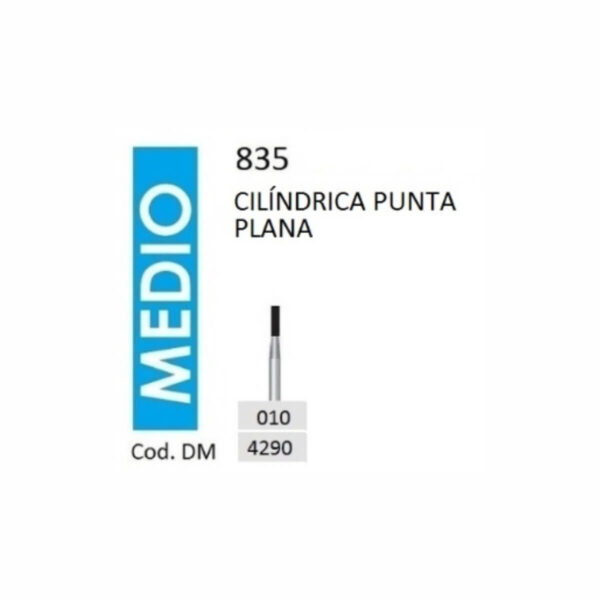 DIAMANTE MDT FG 835/010 GRANO MEDIO - CILINDRICA