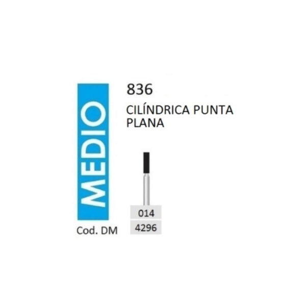 DIAMANTE MDT FG 836/014 GRANO MEDIO -CILINDRICA