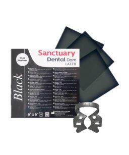 Combo Goma dique Negra 6″x 6″ + CLAMP a elección