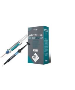 Kit Blanqueamiento al 35% Whiteness HP AutoMixx FGM con barrera gingival y neutralizador - Uso inmediato