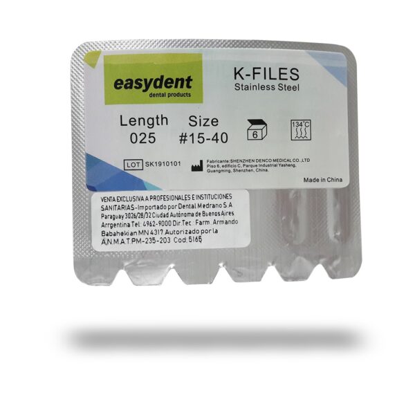 Limas K 15/40 25mm Easydent x6 - Imagen 2