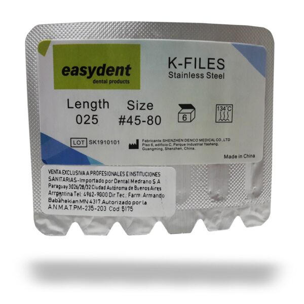 Limas K 45/80 25mm Easydent x6 - Imagen 2