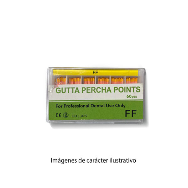 Conos GUTTA FF Accesorios Easydent x60 p/condensacion lateral