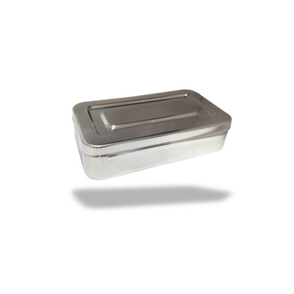 CAJA Metalica Inox 20x10x4 lisa chica