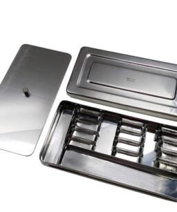 CAJA ACERO INOXIDABLE ENDODONCIA GRANDE