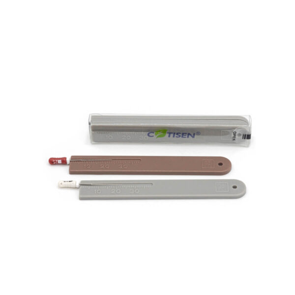 Regla endodóntica esterilizable en autoclave