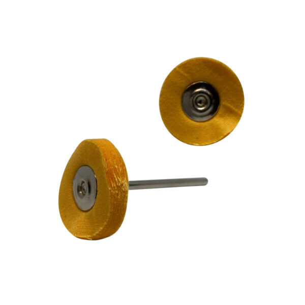 RUEDA PM Badana 22mm tela Paño suave c/u 15-049 montado Densell