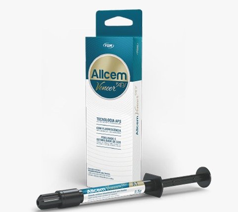 Allcem Cemento para carilla Veneer APS Refill- 1 jeringa x 2,5gr - A2
