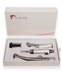 Kit (T-03-B2) - Turbina Push 1 spray + Contra ángulo Push + Micromotor Neumático. TEALTH