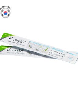 Barniz de fluor V-Varnish Premium (frutilla), monodosis 0.4ml/0.5mg. VERICOM