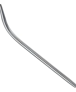 Canula  De Aspiracion Gruesa De Acero Inoxidable Belkys