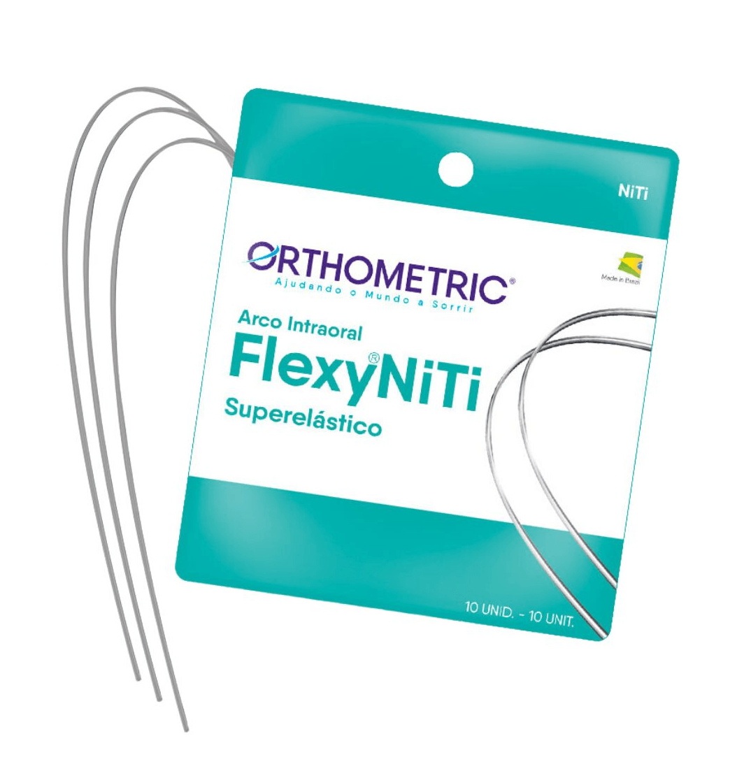 Arco NITI FLEXY OM Orthometric Redondo x 10 Unidades
