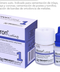 Ionomero Vitreo Micron 1 Para cementacion coronas postes Dental Tipo 1 Avio Prevest