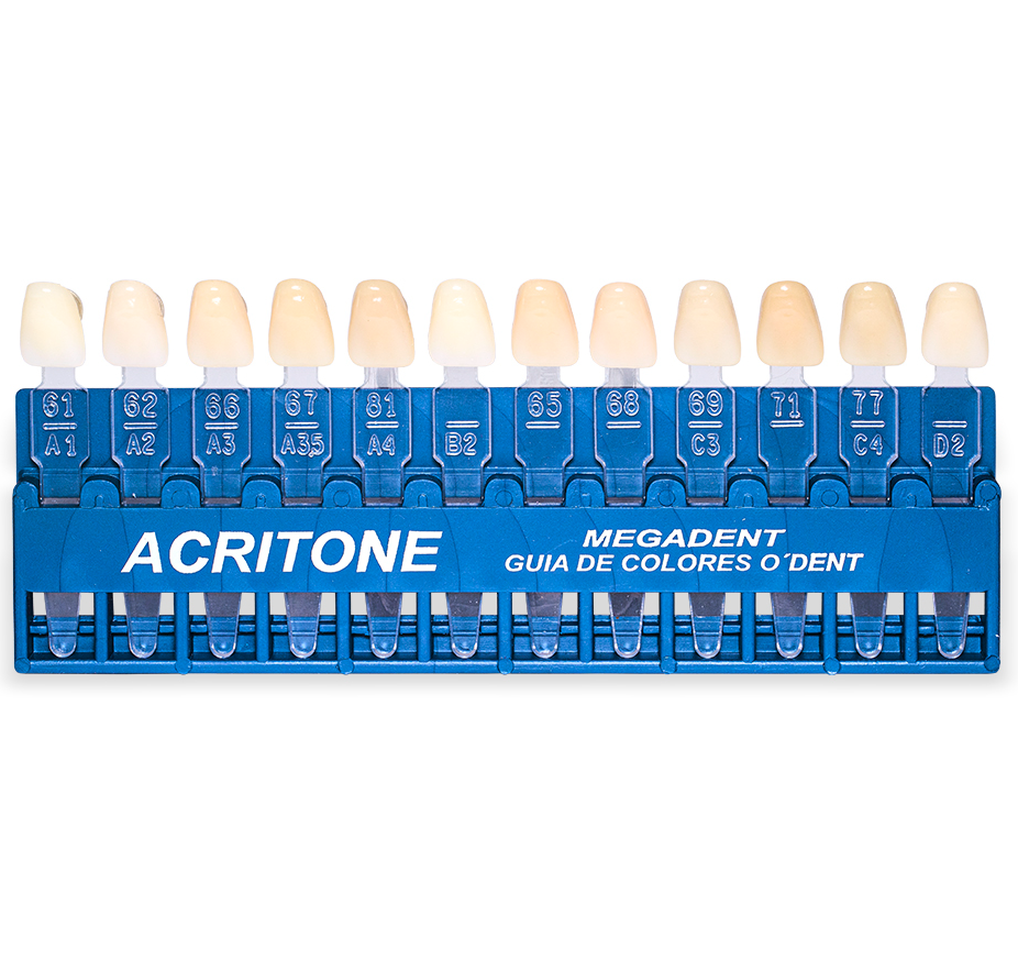 Muestrario Guía de Colores Dientes ACRITONE
